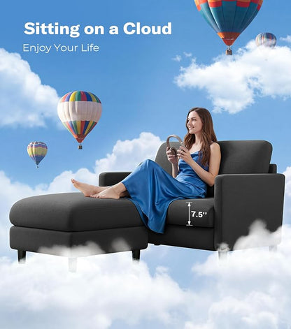 Welzona Loveseat, Comfy Teddy Love Seat - Image 4