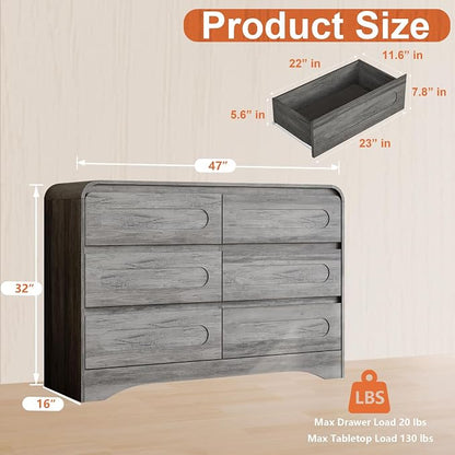 5 Piece Bedroom Sets, Modern Dresser and Nightstand Sets & Bookshelf - Image 6