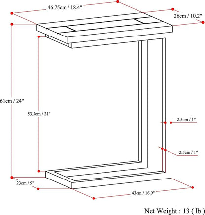 SIMPLIHOME Skyler C-Side Table - Image 3