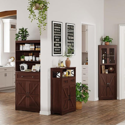 Dark Brown Storage Cabinet - Image 3