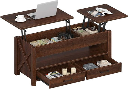 Seventable Coffee Table, 39.3" Lift Top Coffee Table by Seventable