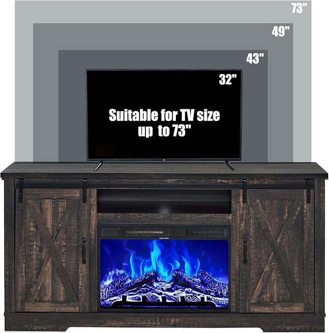 AMERLIFE Fireplace TV Stand - Image 5