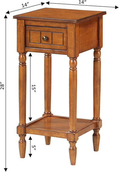 Convenience Concepts French Country Khloe 1 Drawer Accent End Table 14" - Image 9
