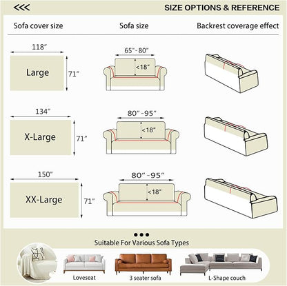 DREAMINGO Modern Minimalism Couch Cover - Image 2