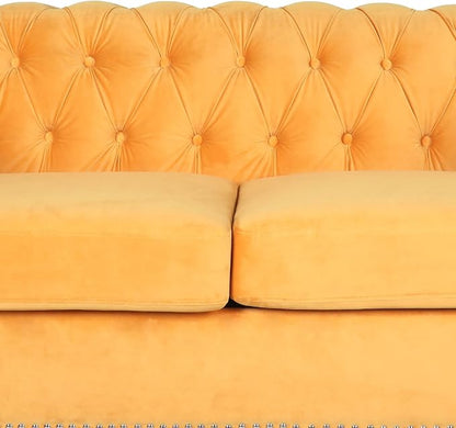 RARZOE 2 Pieces of Living Room Furniture Sofa Sets, Modern Contemporary Tufted - Image 5