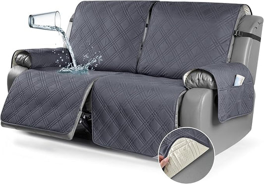 TAOCOCO 100% Waterproof Oversized Loveseat Recliner Cover, Non Slip Split by TAOCOCO