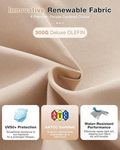 Aoxun Aluminum Patio Furniture Set - Image 8