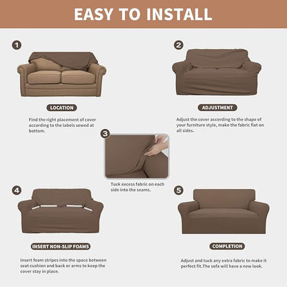Easy-Going 100% Waterproof Chair Couch Cover, Dual Waterproof Sofa Cover - Image 5