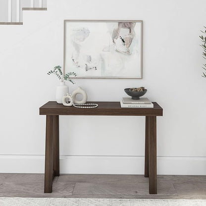 Plank+Beam Solid Wood Console Table, 46 Inch, Sofa Table, Narrow Entryway Table - Image 3