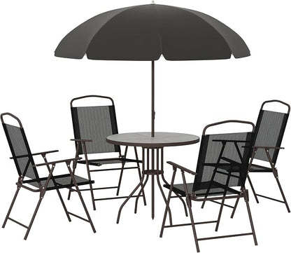 Outsunny 6 Piece Patio Dining Set by Outsunny