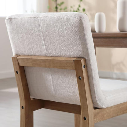 Farmhouse Wooden Dining Chairs - Image 7
