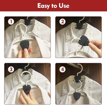 Latoxcaa Space Saving Standard Hanger Hooks 100Pcs, Upgrade Heavy Duty Space - Image 7