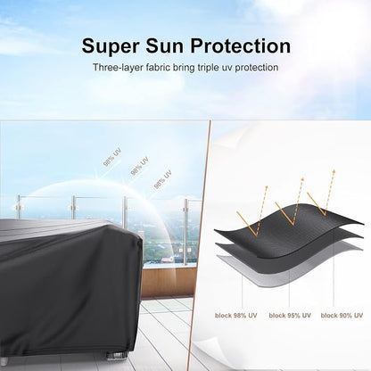 Heavy Duty Patio Furniture Covers Waterproof, Mrrihand Patio Furniture Outdoor - Image 8