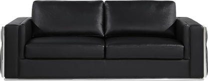 Blackjack Furniture Catania Modern Top Grain Italian Leather Sofa Set - Image 5
