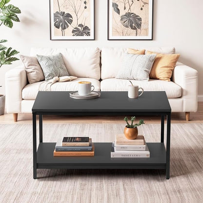 ZenStyle Industrial Coffee Table - Image 9