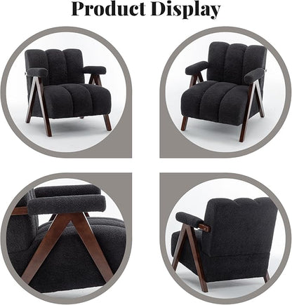 Mid Century Modern Accent Chairs Set of 2 - Image 6