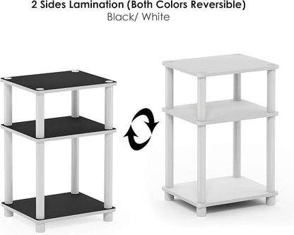 Furinno JUST Side Table, 3-Tier End Table, Open Shelves Night Stand, Bedside - Image 7