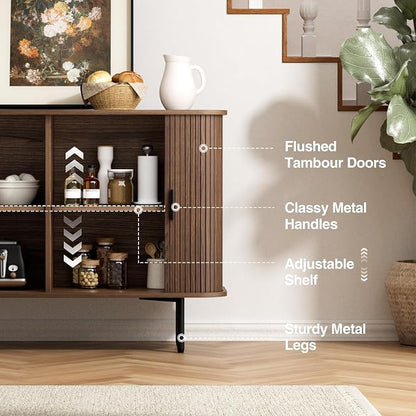 FiveWillowise 47''W x 32''H Buffet Sideboard Cabinet - Image 7