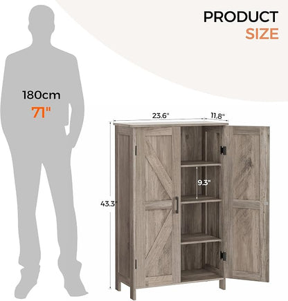 Homleke Farmhouse Bathroom Cabinet - Image 3