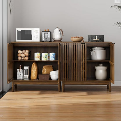 Kiasthome Wooden Sideboard Buffet Cabinet - Image 6