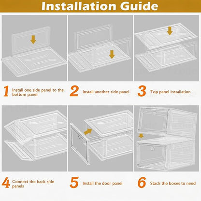 7 code Shoe Organizer, Collapsible Closet Storage Rack - Image 8