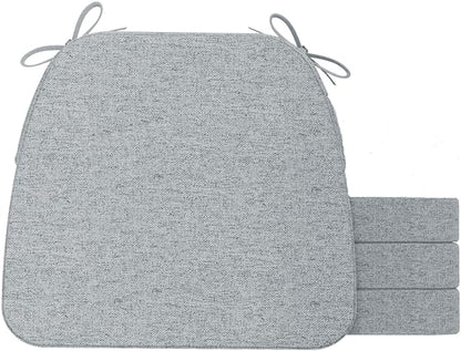 AAAAAcessories D-Shaped Chair Cushions, Machine-Washable Cover by AAAAAcessories