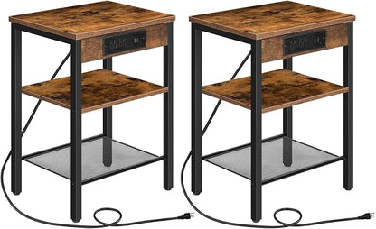 HOOBRO Side Tables Set of 2 by HOOBRO