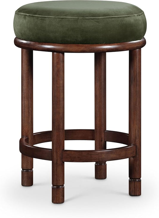 Meridian Furniture 978Green-C Monette Collection Art Deco Counter Stool by MeridianFurniture