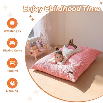 MAXYOYO 3 in 1 Kids Bean Bag Chair Couch, Convertible Chair Folds from Bean Bag - Image 6