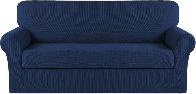 Turquoize Stretch Sofa Slipcover 2 Pieces Sofa Cover Couch Cover by Turquoize