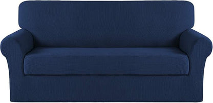 Turquoize Stretch Sofa Slipcover 2 Pieces Sofa Cover Couch Cover by Turquoize