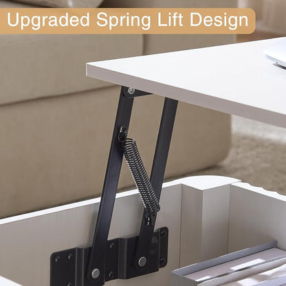 Fatmok Large Lift Top Coffee Table - Image 4