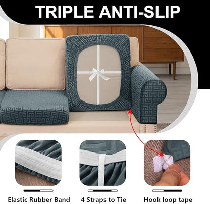 UNBBRRL Stretch Couch Armrest Covers - Image 3