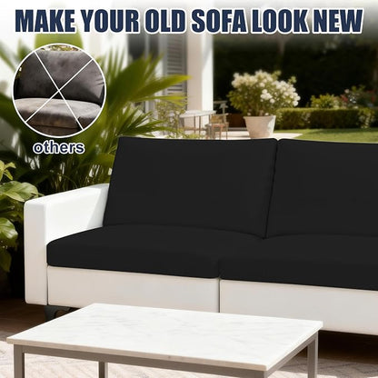 Patio Stretch Cushion Covers, Chair Cushion Covers& Sofa Replacement Slipcovers - Image 5