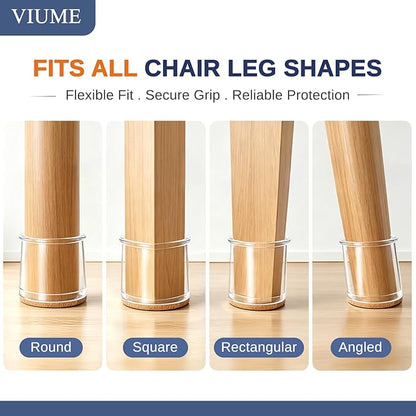 VIUME 24 Pcs Chair Leg Floor Protectors - Image 5