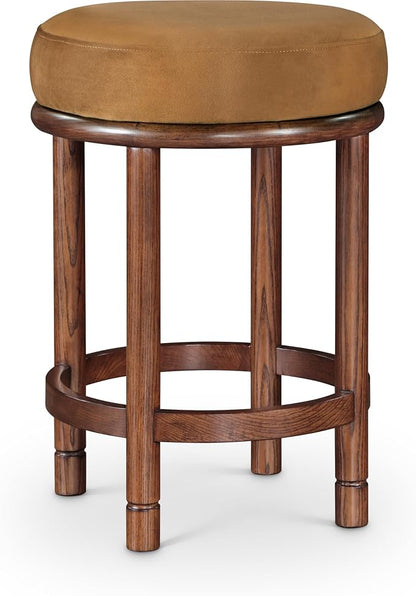 Meridian Furniture 978Saddle-C Monette Collection Art Deco Counter Stool by MeridianFurniture