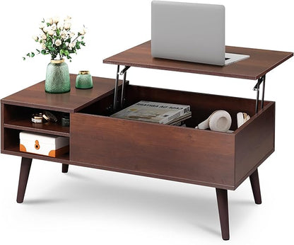 WLIVE Lift Top Coffee Table for Living Room, Small Coffee Table by WLIVE