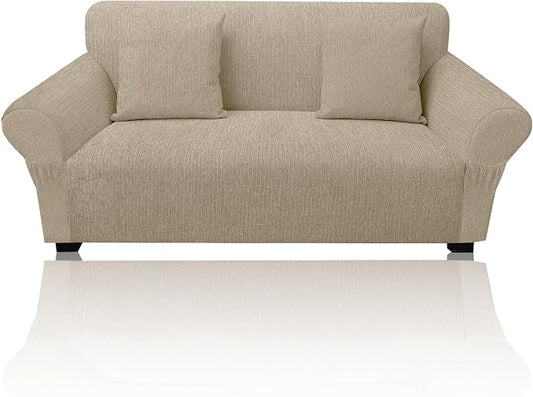 Loveseat Slipcover with 2 Pillow Cover by Jcones