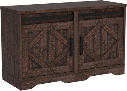 WAMPAT 24.3-inch Tall Farmhouse End Table Set of 2 - Image 4