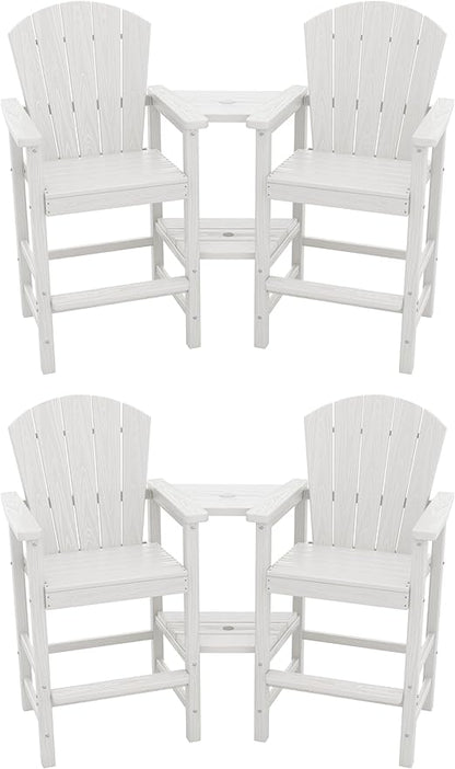 SERWALL Tall Adirondack Chairs Set of 4 by SERWALL