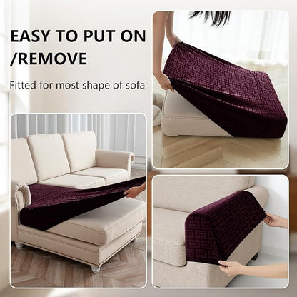 UNBBRRL Stretch Couch Backrest Cushion Cover - Image 4