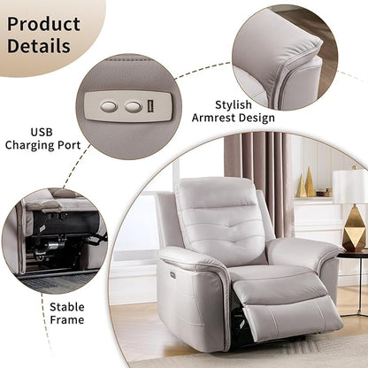 ANJ 2-Piece Faux Leather Power Recliner Sofa Set - Image 4