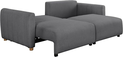 Serta Galway 91.7" Convertible Sleeper Sofa, Queen Size, Wall-Hugging - Image 4