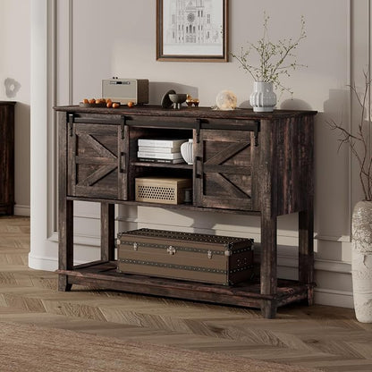 LUXOAK Farmhouse Entryway Table - Image 7
