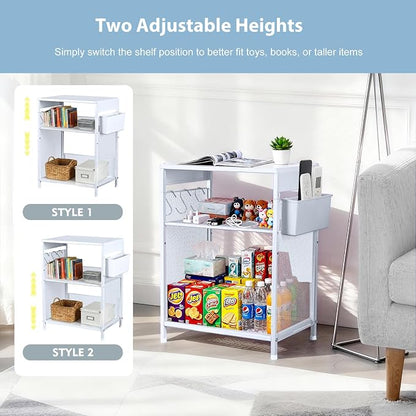 ECOLOVI Kids Nightstand 19in High - Image 4