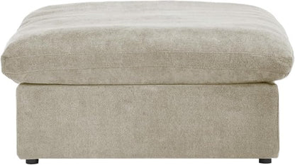 JACH Storage Ottoman for Living Room, Cushion Cover Removable, Minimalist - Image 3