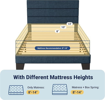 Allewie Twin Size Platform Bed Frame - Image 7