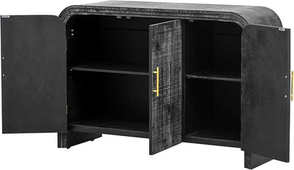 Retro Silhouette Sectional 3-Piece Set Containing Sideboard, Console Table and - Image 9