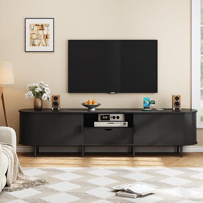 ONBRILL 86.6" TV Stand with Power Outlet - Image 6