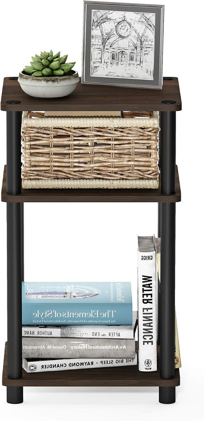 Furinno JUST Side Table, 3-Tier End Table, Open Shelves Night Stand, Bedside - Image 7
